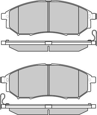 E.T.F. 12-1350 - Гальмівні колодки, дискові гальма autozip.com.ua