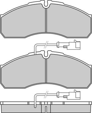 Roulunds Braking FO 484881 - Гальмівні колодки, дискові гальма autozip.com.ua