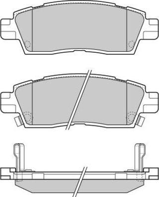 E.T.F. 12-1309 - Гальмівні колодки, дискові гальма autozip.com.ua