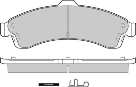 E.T.F. 12-1308 - Гальмівні колодки, дискові гальма autozip.com.ua