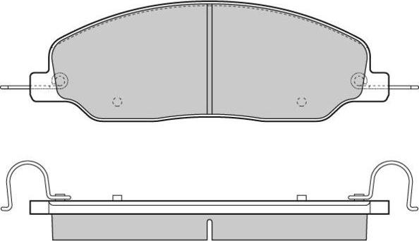 E.T.F. 12-1312 - Гальмівні колодки, дискові гальма autozip.com.ua