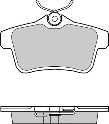 E.T.F. 12-1387 - Гальмівні колодки, дискові гальма autozip.com.ua