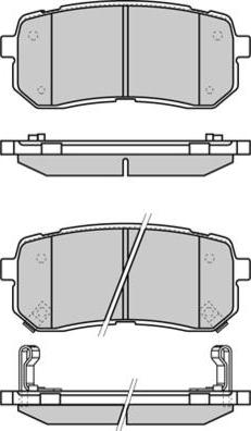 E.T.F. 12-1337 - Гальмівні колодки, дискові гальма autozip.com.ua