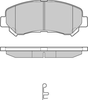 Triscan 362FNH11562 - Гальмівні колодки, дискові гальма autozip.com.ua