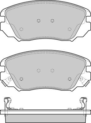 Magneti Marelli 363700201669 - Гальмівні колодки, дискові гальма autozip.com.ua