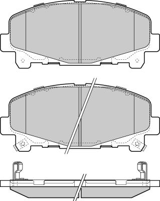 Honda NHC-1605 - Гальмівні колодки, дискові гальма autozip.com.ua