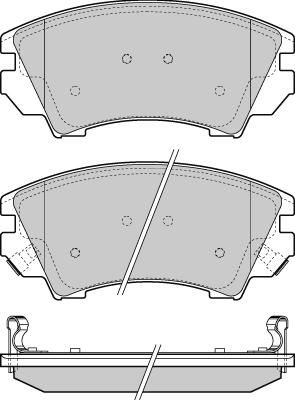 E.T.F. 12-1377 - Гальмівні колодки, дискові гальма autozip.com.ua