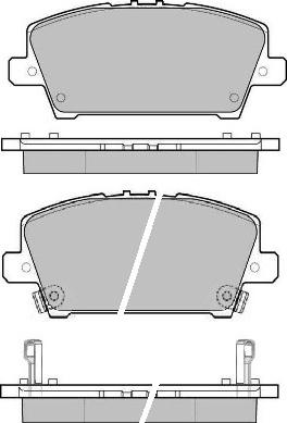 E.T.F. 12-1245 - Гальмівні колодки, дискові гальма autozip.com.ua