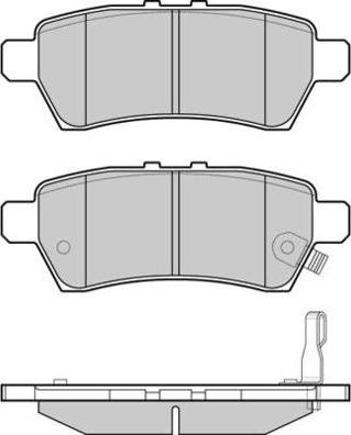 E.T.F. 12-1257 - Гальмівні колодки, дискові гальма autozip.com.ua