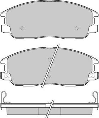 E.T.F. 12-1268 - Гальмівні колодки, дискові гальма autozip.com.ua