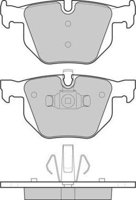 E.T.F. 12-1263 - Гальмівні колодки, дискові гальма autozip.com.ua