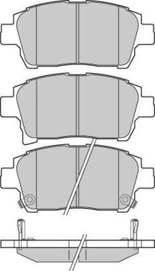 E.T.F. 12-1201 - Гальмівні колодки, дискові гальма autozip.com.ua