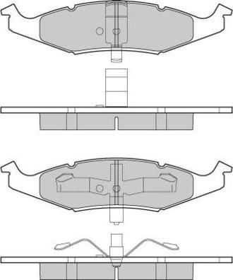 AUGROS 55670905 - Гальмівні колодки, дискові гальма autozip.com.ua