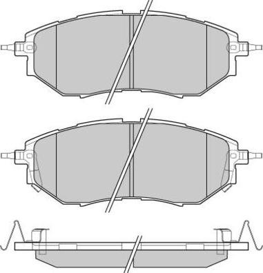 HELLA 8DB 355 035-561 - Гальмівні колодки, дискові гальма autozip.com.ua