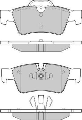 E.T.F. 12-1280 - Гальмівні колодки, дискові гальма autozip.com.ua