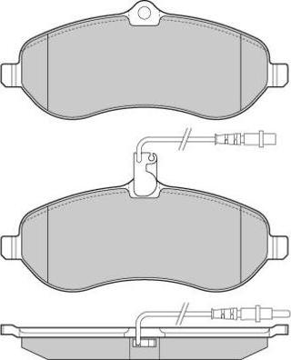 Flennor FB210769 - Гальмівні колодки, дискові гальма autozip.com.ua