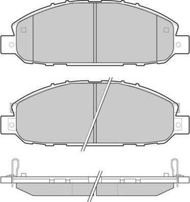 E.T.F. 12-1237 - Гальмівні колодки, дискові гальма autozip.com.ua