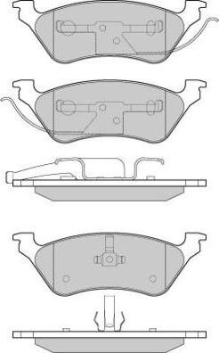 E.T.F. 12-1220 - Гальмівні колодки, дискові гальма autozip.com.ua