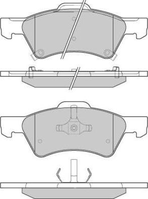 Akebono ACT857 - Гальмівні колодки, дискові гальма autozip.com.ua