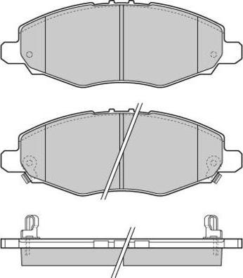 E.T.F. 12-1272 - Гальмівні колодки, дискові гальма autozip.com.ua
