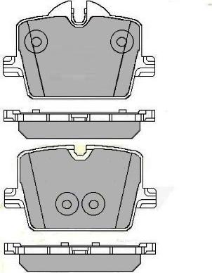 Allied Nippon ADB02865 - Гальмівні колодки, дискові гальма autozip.com.ua