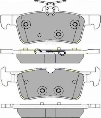 E.T.F. 12-1709 - Гальмівні колодки, дискові гальма autozip.com.ua