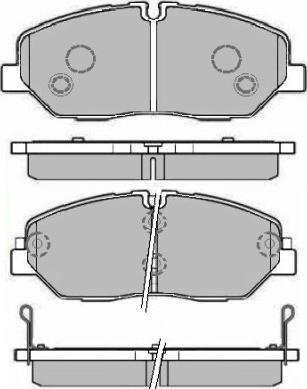 E.T.F. 12-1705 - Гальмівні колодки, дискові гальма autozip.com.ua