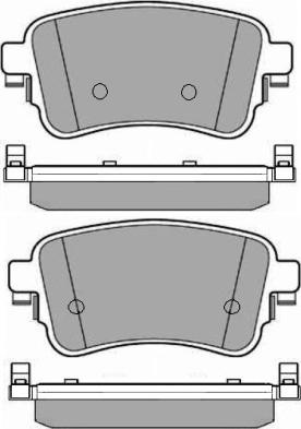 E.T.F. 12-1700 - Гальмівні колодки, дискові гальма autozip.com.ua