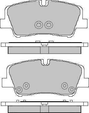 E.T.F. 12-1715 - Гальмівні колодки, дискові гальма autozip.com.ua