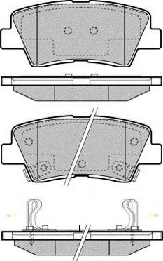 E.T.F. 12-1780 - Гальмівні колодки, дискові гальма autozip.com.ua