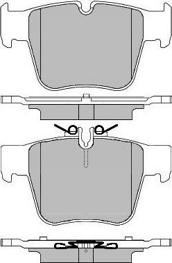 Pagid 8B 355 024-991 - Гальмівні колодки, дискові гальма autozip.com.ua