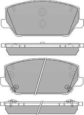 E.T.F. 12-1775 - Гальмівні колодки, дискові гальма autozip.com.ua