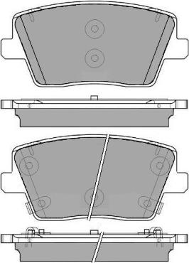 E.T.F. 12-1776 - Гальмівні колодки, дискові гальма autozip.com.ua