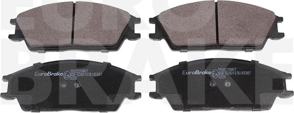 Eurobrake 5502229967 - Гальмівні колодки, дискові гальма autozip.com.ua