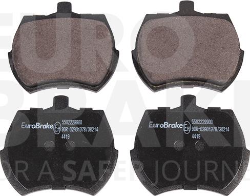 Eurobrake 5502229900 - Гальмівні колодки, дискові гальма autozip.com.ua
