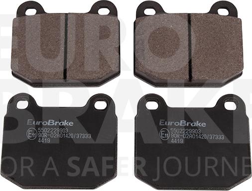 Eurobrake 5502229903 - Гальмівні колодки, дискові гальма autozip.com.ua