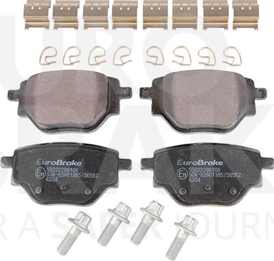 Eurobrake 55022299106 - Гальмівні колодки, дискові гальма autozip.com.ua