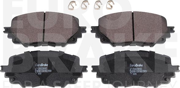 Eurobrake 55022299102 - Гальмівні колодки, дискові гальма autozip.com.ua