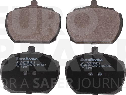 Eurobrake 5502229922 - Гальмівні колодки, дискові гальма autozip.com.ua