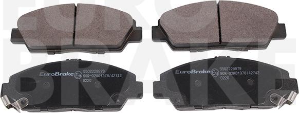 Eurobrake 5502229979 - Гальмівні колодки, дискові гальма autozip.com.ua