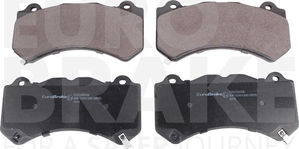 Eurobrake 5502229338 - Гальмівні колодки, дискові гальма autozip.com.ua