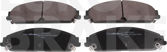 Eurobrake 5502229333 - Гальмівні колодки, дискові гальма autozip.com.ua