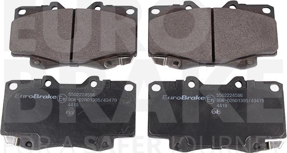 Eurobrake 5502224596 - Гальмівні колодки, дискові гальма autozip.com.ua