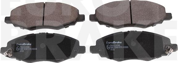 Eurobrake 5502224590 - Гальмівні колодки, дискові гальма autozip.com.ua