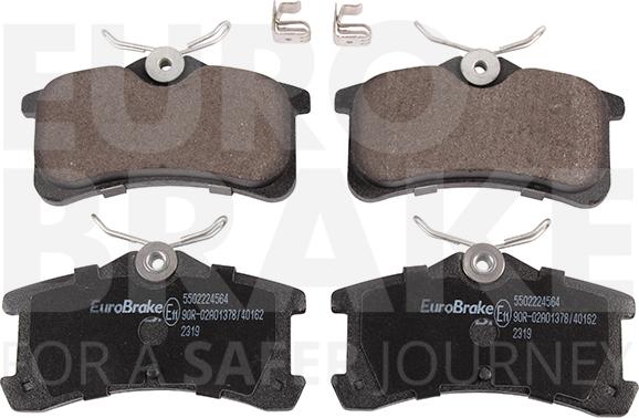 Eurobrake 5502224564 - Гальмівні колодки, дискові гальма autozip.com.ua