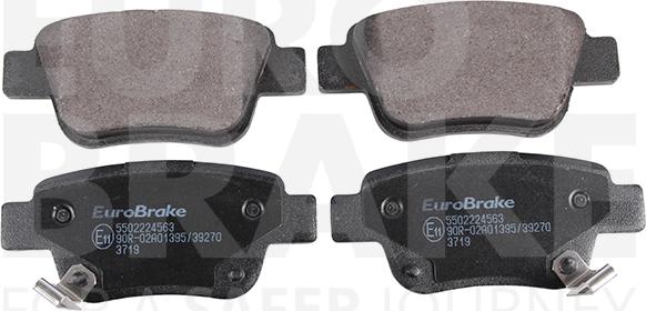 Eurobrake 5502224563 - Гальмівні колодки, дискові гальма autozip.com.ua