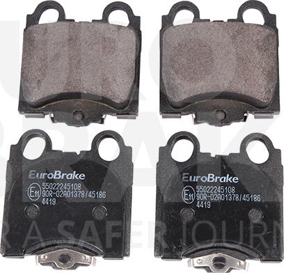 Eurobrake 55022245108 - Гальмівні колодки, дискові гальма autozip.com.ua