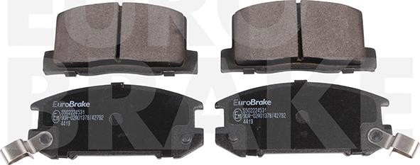 Eurobrake 5502224531 - Гальмівні колодки, дискові гальма autozip.com.ua