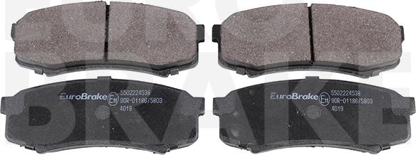 Eurobrake 5502224538 - Гальмівні колодки, дискові гальма autozip.com.ua