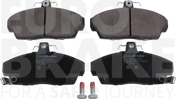 Eurobrake 5502224009 - Гальмівні колодки, дискові гальма autozip.com.ua